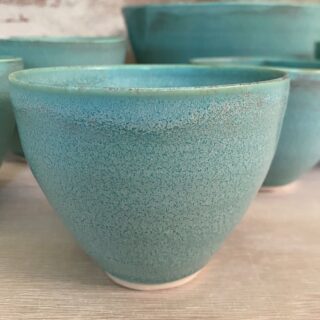 This turquoise matt glaze recipe came from Emmanuel Cooper’s glaze book. I have written a new book on his glazes and his previously unseen archive that will be published on 14 January 2027 by @herbert.press 

To coincide with the launch of the Emmanuel Cooper Glazes book I am curating a touring exhibition of his pots and glaze tests from @emmanuelcooperestate which will start on 12-23 January 2027 in London at @ceramicscentre and tour to Farnham @craftsstudycentre in March and then to Aberystwyth and Barnsley. This means the touring exhibition will go on until 2028! I hope a lot of people will be able to see it and be inspired.

Emmanuel Cooper test tile from @vamuseum
