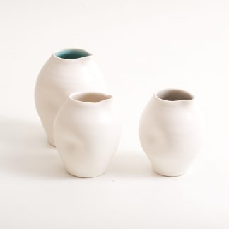 dimpled- pourer- milk pourer- handmade porcelain- afternoon tea