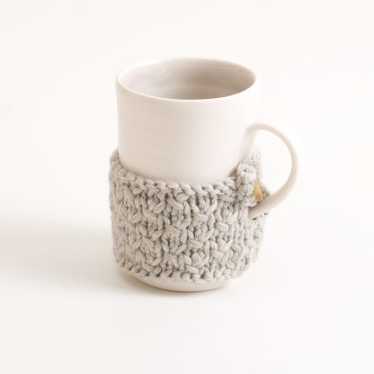 mug-porcelain-handmade-ceramic-tableware-tea-coffee- grey-- knitted -cosy- tea cos