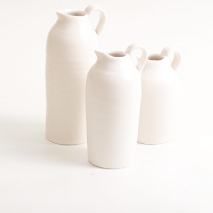 handmade porcelain- pouring bottle- tableware