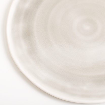 dinnerware- tableware- handmade porcelain- grey plate