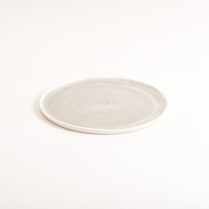 handmade porcelain- tableware- dinnerware- plate- dining- grey