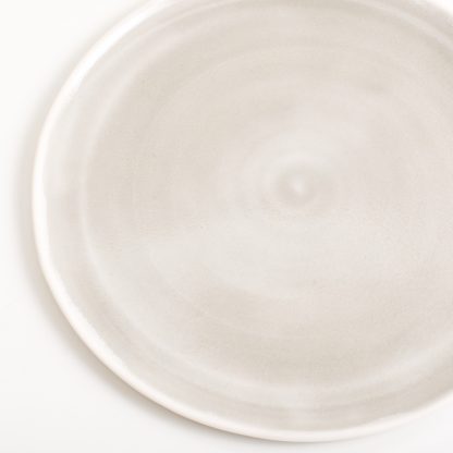 dinnerware- tableware- handmade porcelain- grey plate