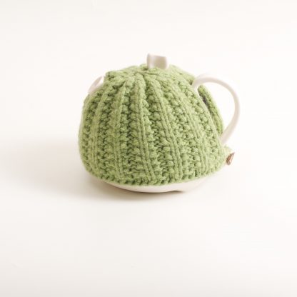 handmade porcelain- tableware- teapot- knitted cosy- tea cosy- ruth cross
