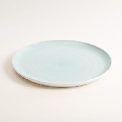 dinnerware- plate- tableware designer- porcelain designer- porcelain plate- made in china- blue plate- dinner plate