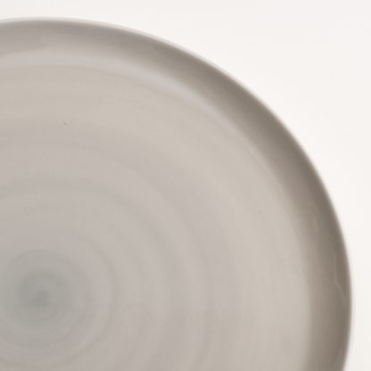 grey plate- tableware designer- porcelain designer- porcelain plate- made in china- grey dinnerware