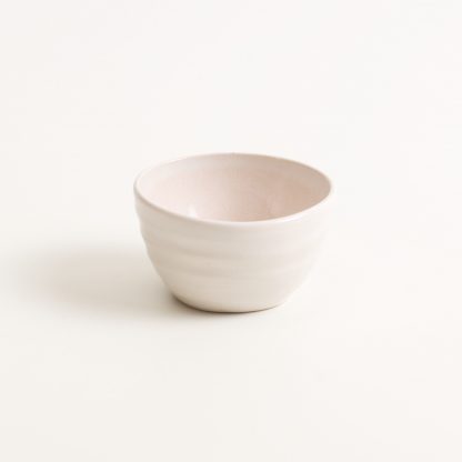 stoneware range- cafe tableware- pink interior- dipping bowl- tiny bowl- salt and pepper bowls
