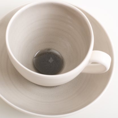 handmade porcelain- tableware- dinnerware- cup- saucer- tea- afternoon tea- coffee cup- grey