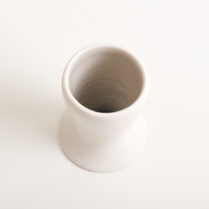 handmade porcelain- tableware- dinnerware- breakfast- eggs- build eggs- egg cup- grey