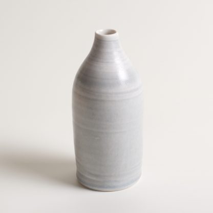 Linda Bloomfield handmade porcelain Morandi-inspired bottle - grey