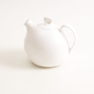Linda Bloomfield white bone china organic teapot