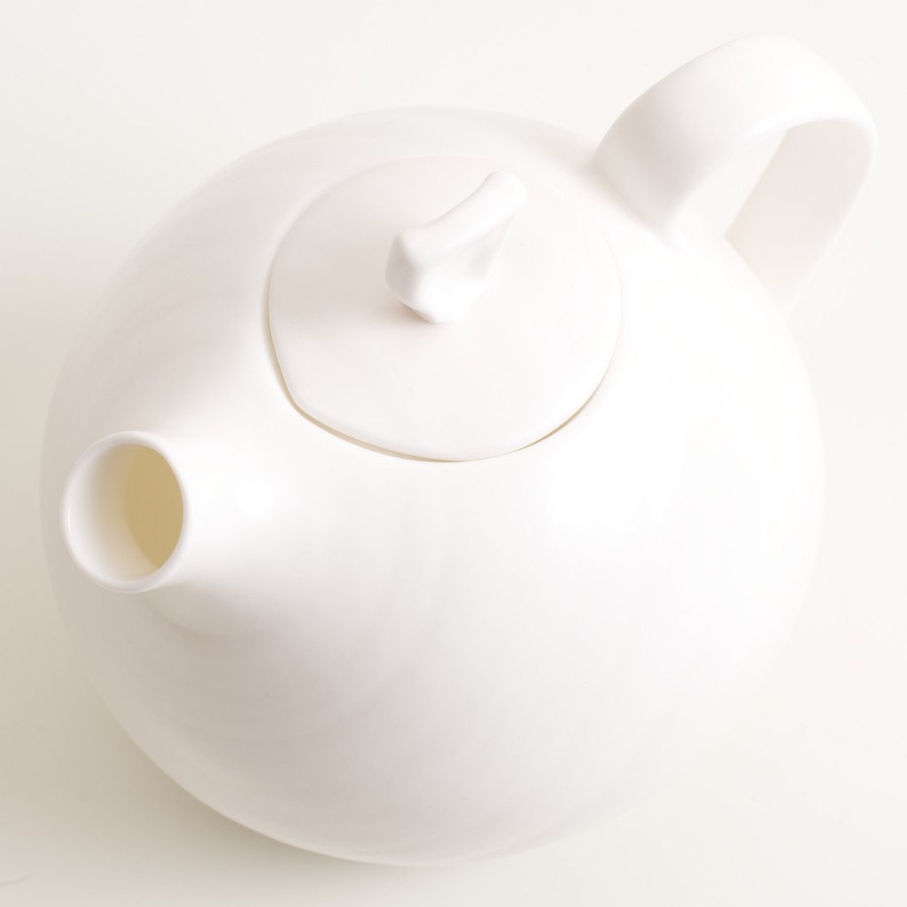 Bone china organic teapot Linda Bloomfield