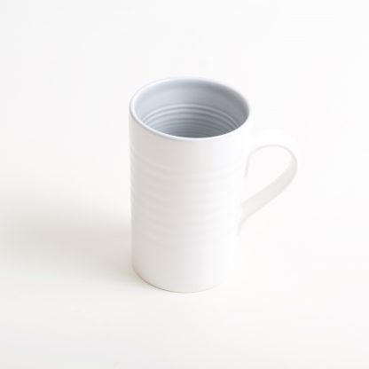 Grey porcelain mug