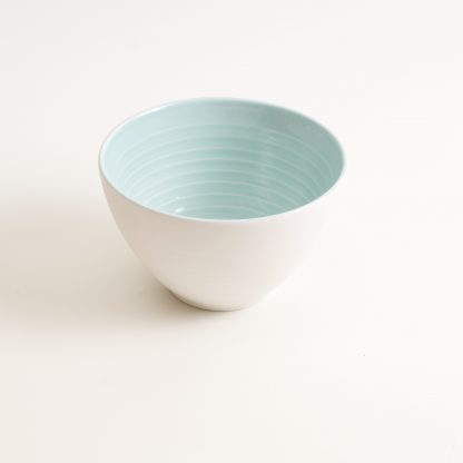 porcelain tableware- made in china- blue bowl- linda bloomfield- porcelain designer- tableware designer