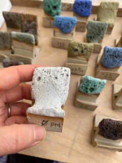 Results from the special effect glazes workshop @turning_earth Highgate. We got some nice lava, crawl and crystal glazes.