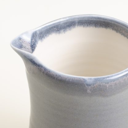 Handmade jug- black jug- porcelain jug- linda Bloomfield-