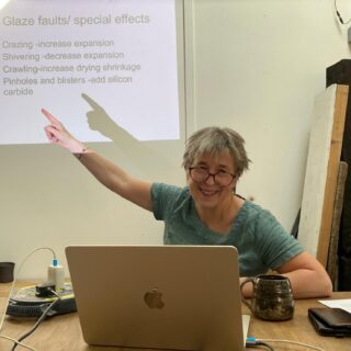 Hello to all my recent new followers 👋 Thank you for following. I thought I would reintroduce myself. I am Linda Bloomfield, potter, author of glaze books and teacher of glaze workshops around the UK and Europe. 

I have a studio in my garden in west London and I make porcelain tableware for coffee and tea shops, restaurants and my online shop where you can buy my standard porcelain tableware range.

I post about glazes, pottery and my forthcoming touring exhibition of Emmanuel Cooper pots to coincide with the launch of my next book on Emmanuel Cooper’s previously unpublished glazes (including some by Lucie Rie)