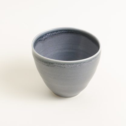Handmade Porcelain Bowl- black glaze- linda bloomfield- tableware- small bowl