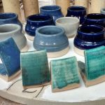 Glaze tests, Linda Bloomfield Glaze Course