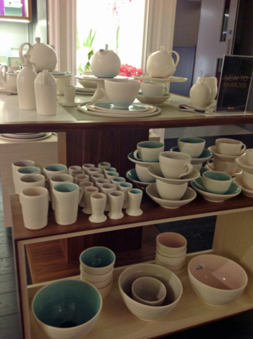 Hand-thrown porcelain tableware  Harrods