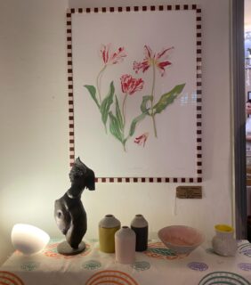 I really enjoyed visiting Artists at Home Open Studios rather than taking part this year.
I visited @starch_green @carolinewinnceramics @henriettaparsons_paintings and several others along the river at Hammersmith @artistsathome