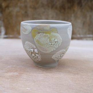 yellow and grey bowl
