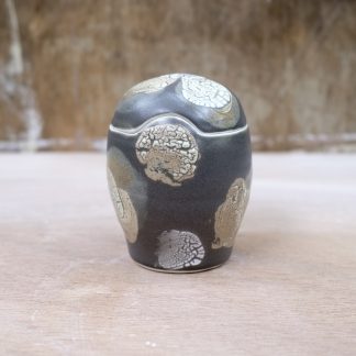 lidded porcelain jar