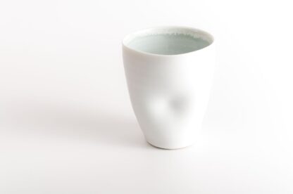 wood-fired porcelain dimpled cup