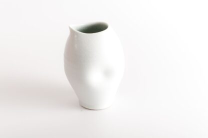 wood-fired porcelain dimpled jug