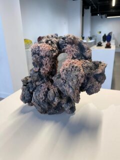 Beautiful work by @yaerin.art and @jongjinpark_ceramics at @solunacraft and opposite at Secret Ceramics and Curated Ceramics by @kate_malone_ceramics @sothebys for @firedup4clay where there are still a few pieces for sale @londoncraftweek